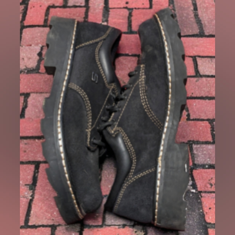 NWOT Skechers Women's Size US 9 Black Parties Mate Oxford Shoes - Picture 3 of 3